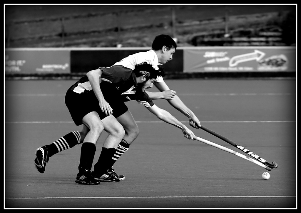 Hockey action by dide