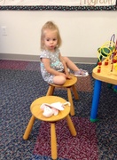 7th Jul 2014 - A seat for Adalyn, a seat for monkey 