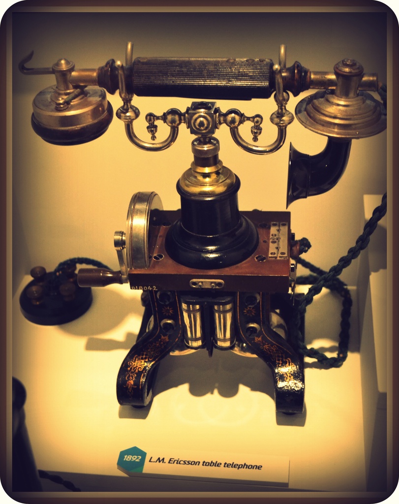 Old telephone circa 1892 by dianeburns