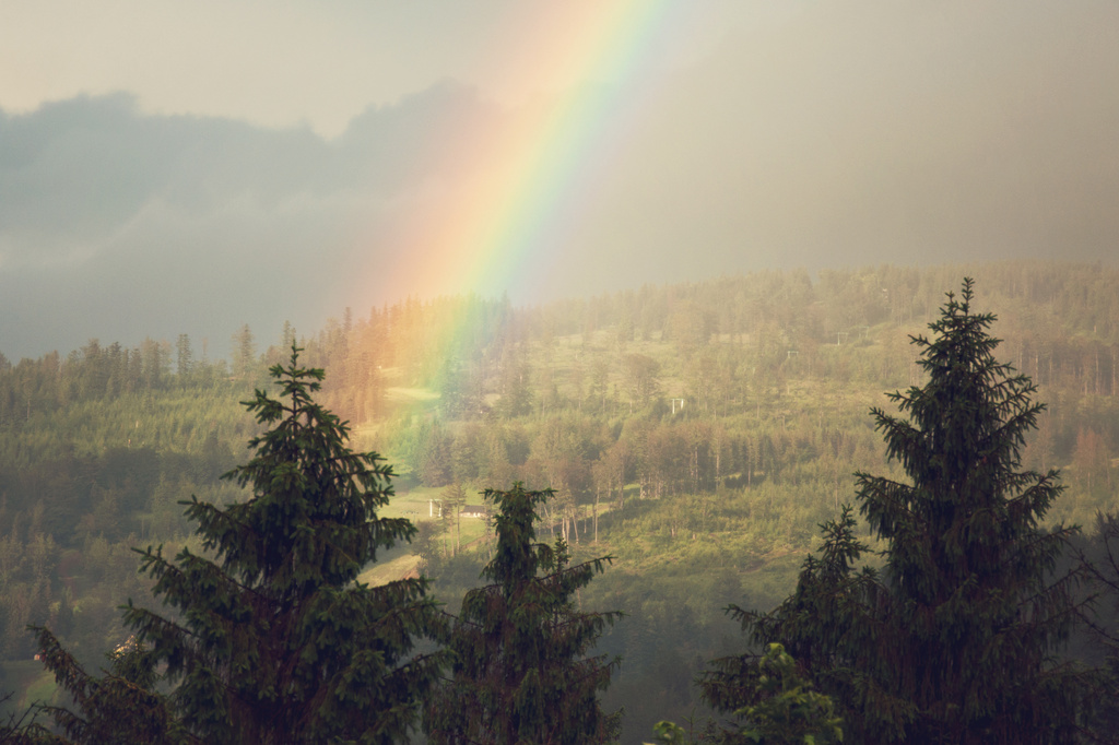 pretty rainbow in Szczyrk by walia