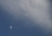 7th Jul 2014 - Moon and Cloud