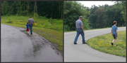 30th Jul 2014 - walking with Dad
