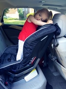 11th Jul 2014 - How not to ride in a carseat