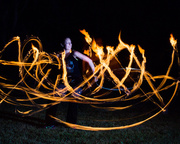 11th Jul 2014 - fire dancing hoop