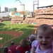 First Cardinal's game, she loved it.  by doelgerl