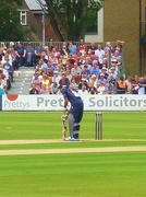 12th Jul 2014 - Stepping up to the crease