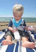 17th Jul 2014 - Empty bottles and pebbles.....