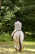17th Jul 2014 - Riding into the forest