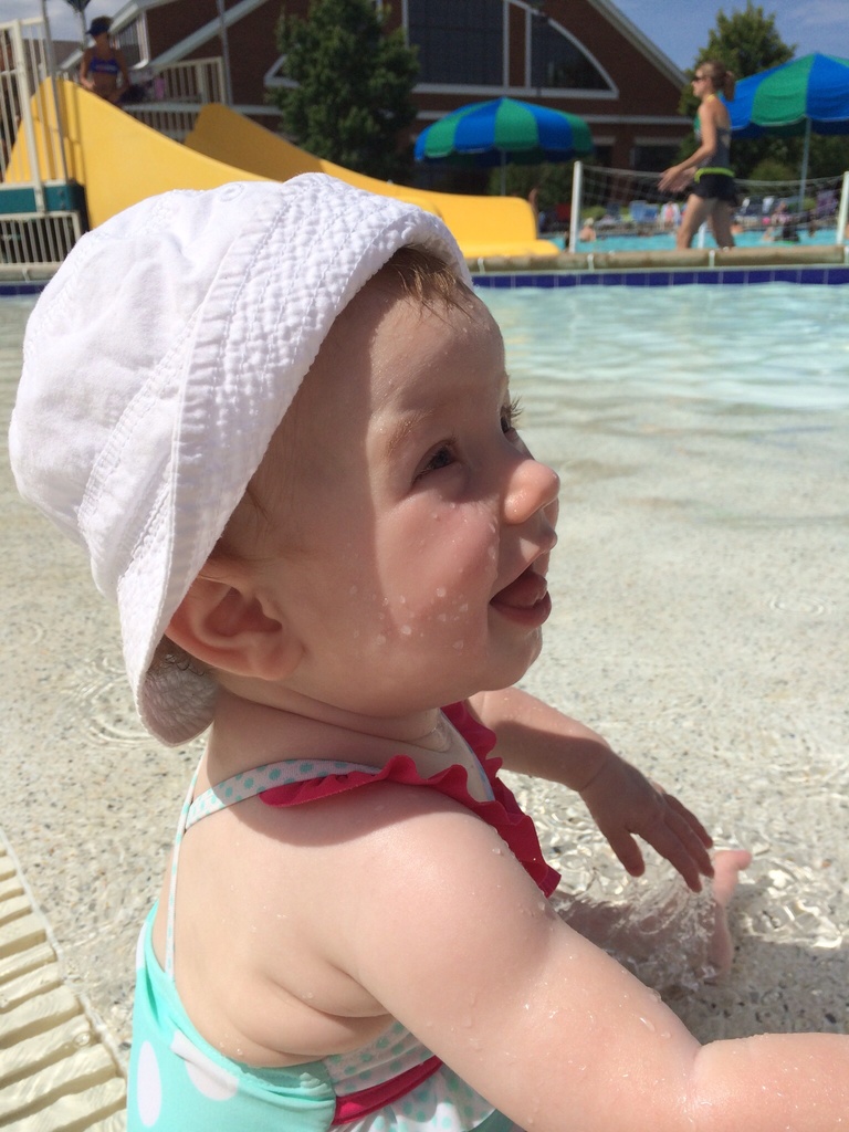 More pool fun. Such a water baby.  by doelgerl