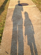 19th Jul 2014 - Mommy and Adalyn shadows 