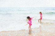 23rd Jul 2014 - Smiling Sisters at the Seashore