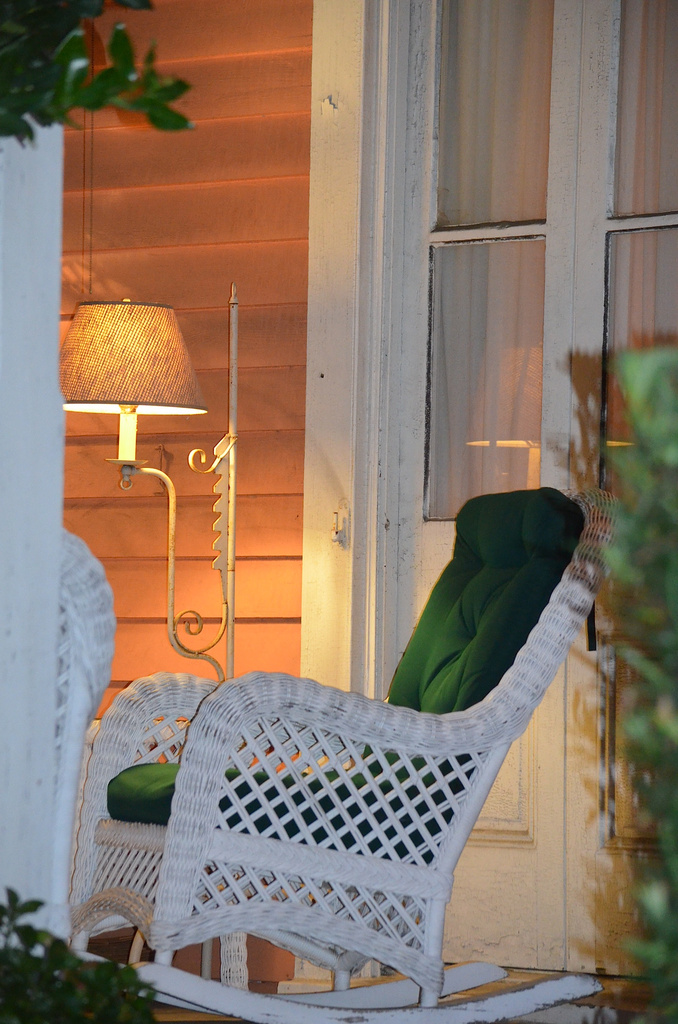 Too cozy -- such a nice lighted porch scene in the historic distirct of Charleston by congaree