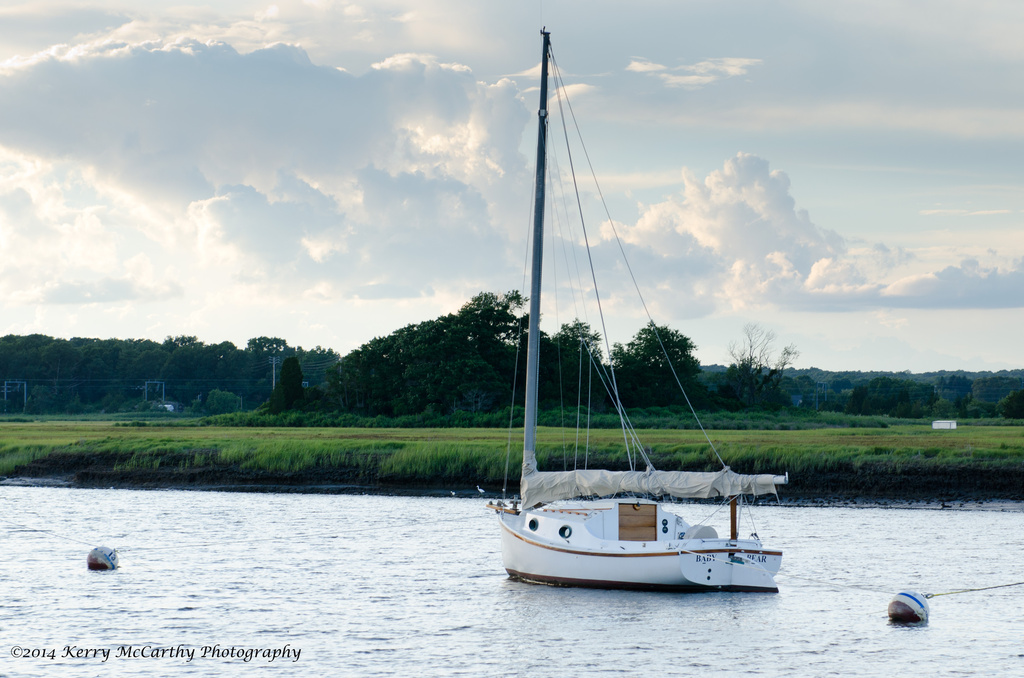 Sailboat in marsh by mccarth1