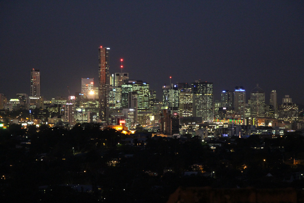 My Brisbane 34 - The City at Night by terryliv