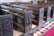 28th Jul 2014 - Carved pew ends at High Bickington Church
