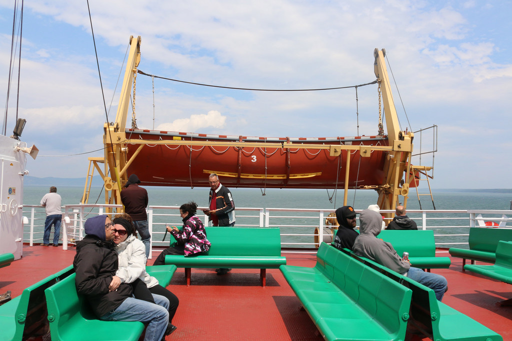 Ferry from Riviere du Loup to St. Simeon. by hellie