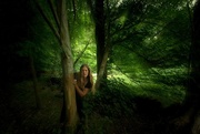 31st Jul 2014 - In the safety of the woods she watched them