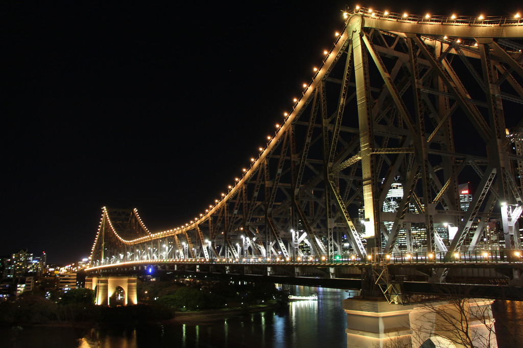 My Brisbane 35 - The Bridge Lights Up for Allison 2 by terryliv