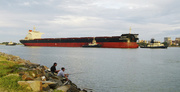 3rd Aug 2014 - Coal Ship and Tugs
