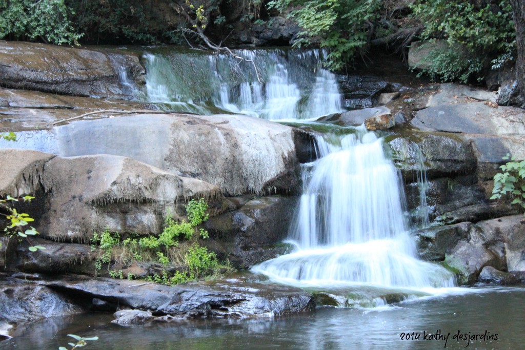 Waterfall - Bowen Park by kathyo