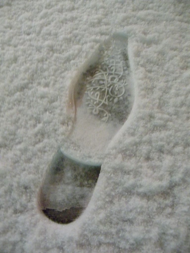 Footprints in the snow by manek43509