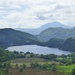 The Pass looking down on Llyn Gwynant (lake ) by beryl