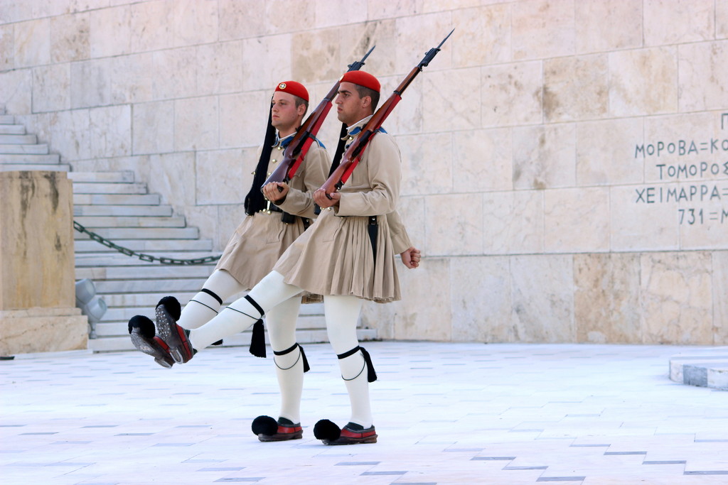 Soldiers in Athens by emma1231