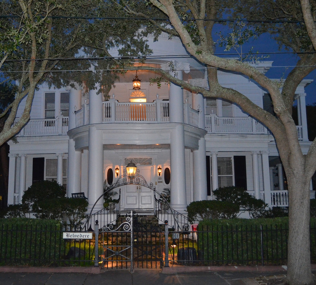Mansion near Colonial Lake, Charleston, SC by congaree