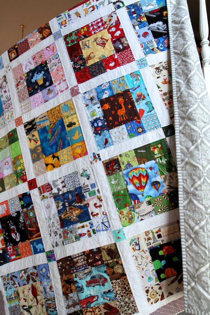 "I Spy" Quilt (#5) Finished by whiteswan