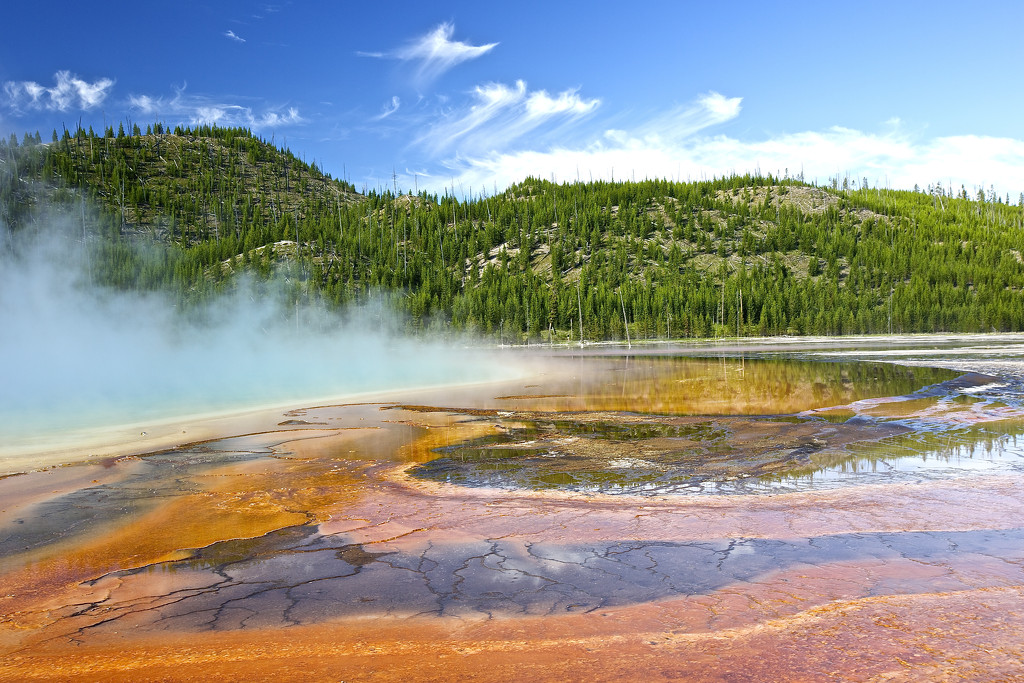 Yellowstone-vibrant colours by padlock