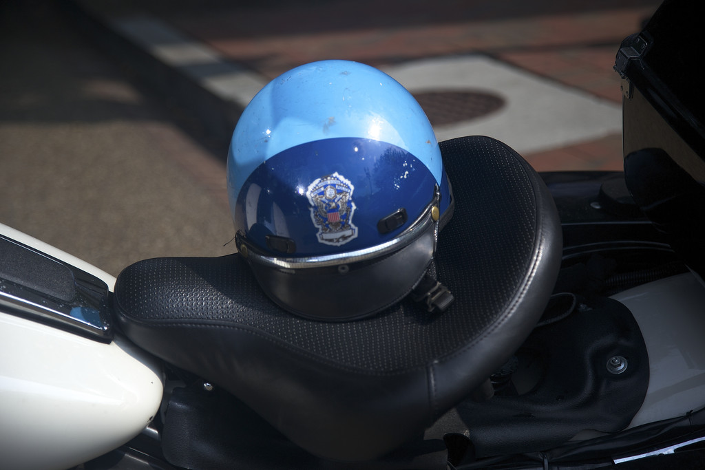 Motor cycle and helmet by padlock