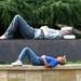 Nap Time at the Sculpture Park by juliedduncan