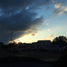 Sky At Dusk From The Car by yogiw