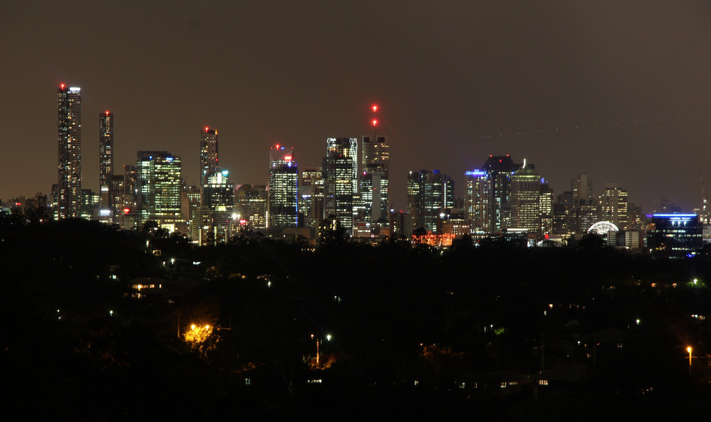 My Brisbane 39 - City at Night by terryliv