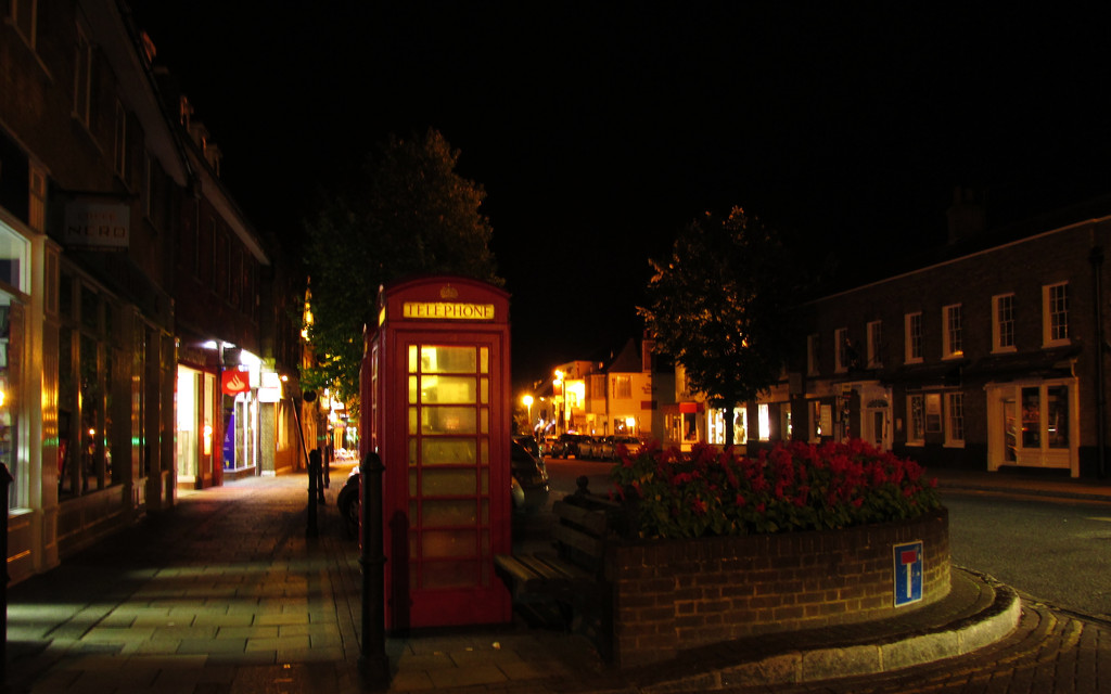 Night Telephone boxes by shannejw