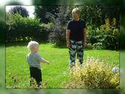 7th Aug 2014 - Connor and grandma at play!