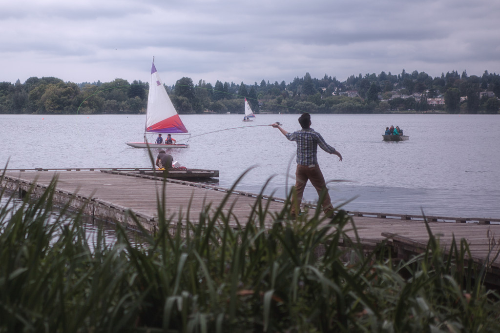 Summer Activities At Greenlake by seattle
