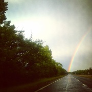 11th Aug 2014 - Driving to the rainbow
