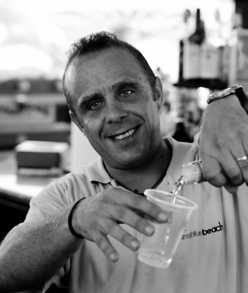 50 mono portraits at 50mm : No. 7 : Ouzo Sir  by phil_howcroft