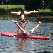 17th Aug 2014 - Stand up Paddle Board Acro Yoga 
