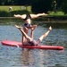Stand up Paddle Board Acro Yoga  by annymalla