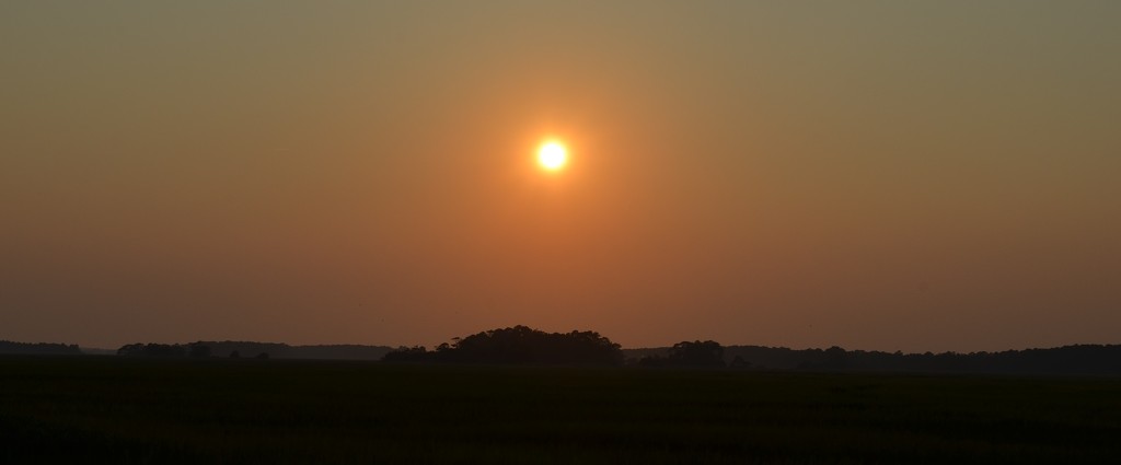 Sunset over the marsh, Folly Island, South Carolina by congaree