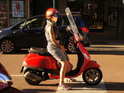 16th Aug 2014 - Cool moped rider