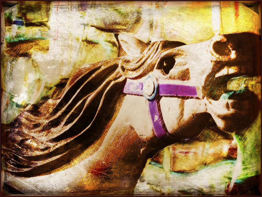 Vintage Merry-go-round Horse by olivetreeann