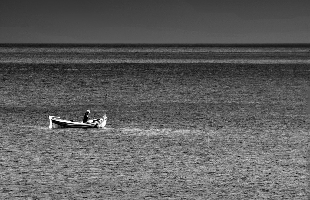 Runswick Bay Fisherman by seanoneill