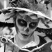 50 mono portraits at 50mm : No. 9 : Caribbean Carnival Lady  by phil_howcroft