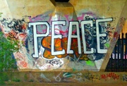 24th Aug 2014 - A-Must-4-August. Peace. Graffiti Message