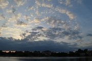 25th Aug 2014 - Clouds near sunset, Colonial Lake, Charleston, SC