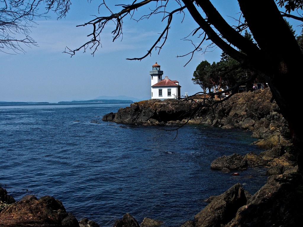 Lighthouse at Lime Kiln Point by redy4et