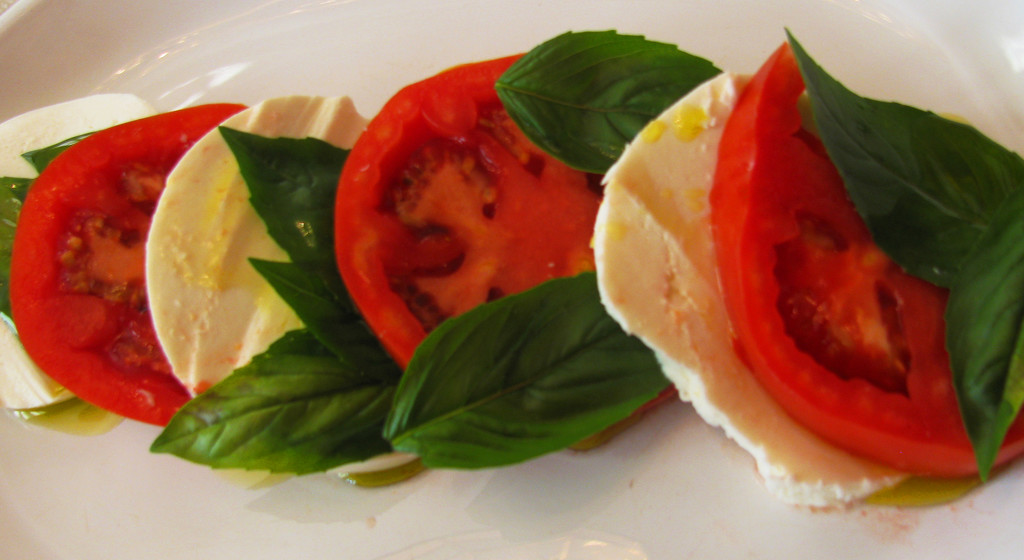 Tomatoes, Basil, and Fresh Mozzerella  by april16